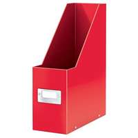 LEITZ Iratpapucs, pp/karton, 95 mm, leitz "click&store", piros 60470026