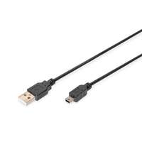 Assmann Assmann usb 2.0 connection cable, type a - mini b (5pin) 3m black ak-300130-030-s