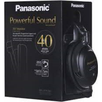 Panasonic Panasonic rp-htf295e vezetékes fejhallgató, fekete. rp-htf295e-k