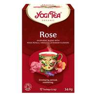 YOGI TEA Bio tea yogi tea rózsa 17 filter/doboz 460008