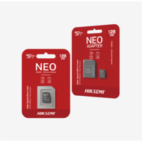 HIKSEMI Hikvision hiksemi microsd kártya - neo 128gb microsdxc, class 10 and uhs-i, 3d nand + adapter hs-tf-c1(std)/128g/neo/ad/w