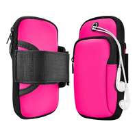 gigapack Tok álló, textil (univerzális, karpánt, 2 zseb, cipzáras, 5.5" méret, sport) rózsaszín gp-110456