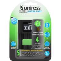 Uniross Uniross ucu005 ultra aa/aaa védelemmel processzoros lcd gyorstöltő
