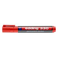 EDDING Alkoholos marker, 1-5 mm, vágott, edding "330", piros 4-330002