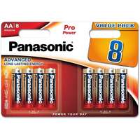 Panasonic Panasonic lr6ppg/8bw 1,5v aa/ceruza tartós alkáli elem 8 db/csomag lr6ppg-8bw
