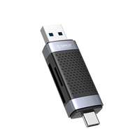 ORICO Orico kártyaolvasó - cd2d-ac2-bk (bemenet: usb-c/usb-a, kimenet: sd/tf) orico-cd2d-ac2-bk-ep