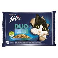 FELIX állateledel alutasakos felix fantastic duo macskáknak halas válogatás aszpikban 4x85g 12 448 344
