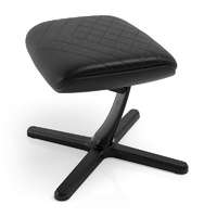 noblechairs Gamer szék kiegészítő noblechairs lábtartó footrest2, pu bőr fekete nbl-fr-pu-blk
