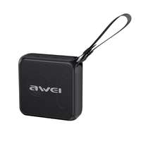 AWEI Awei y119 mini bluetooth hordozható hangszóró (v5.0, 1800mah belső akku, ipx6 vízálló, microsd, type-c) fekete y119_b