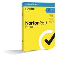 Norton Nortonlifelock norton 360 deluxe 25gb hu 1 felhasználó 3 eszköz 1 év licence norton360deluxe25gb