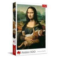 TREFL Trefl: mona lisa és a doromboló macska puzzle - 500 darabos