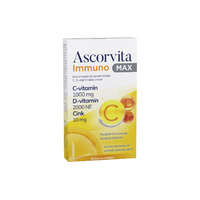 - Ascorvita immuno max étrend-kiegészítŐ c-, d-vitaminnal és cinkkel bevont tabletta 30db