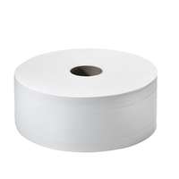 TORK Toalettpapír, t1 rendszer, 2 rétegű, 26 cm átmérő, tork "jumbo", fehér 64020