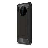 gigapack Defender műanyag telefonvédő (ütésállóság, légpárnás sarok, szilikon belső, fémhatás) fekete gp-91027