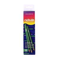NEBULO Színes ceruza nebulo háromszögletű zöld zc-tr-1