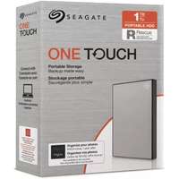 Seagate Seagate one touch portable hdd silver +rescue 1tb külső merevlemez (stky1000401)