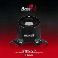 Maxell Fülhallgató, vezeték nélküli, bluetooth 5.0, mikrofonnal, maxell "bass 13", fekete 304489.00.cn