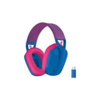 Logitech Logitech g435 lightspeed wireless kék gamer headset + logitech g pro hero gaming usb egér 991-000527