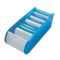 WEDO Kartotékozó wedo műanyag 500 db-os fekvő kék 250 8003