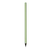 ART CRYSTELLA Ceruza, metál zöld, peridot zöld swarovski kristállyal, 14 cm, art crystella 1805xcm409
