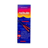 NEBULO Postairón nebulo jumbo háromszögletű piros-kék jrnb-tr-1