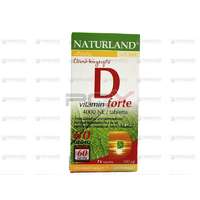 - Naturland d-vitamin forte tabletta 60db