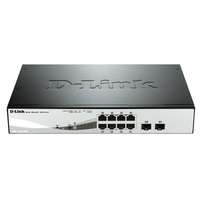 D-Link D-link 8 portos poe smart menedzselhető gigabit switch (dgs-1210-08p/e)