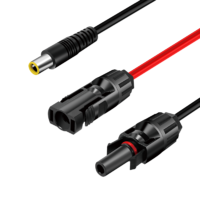 No Name Logilink napelemes adapter kábel, dc7909/m - 2x mc4/mf, cu, fekete/piros, 0,3 m