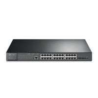 TP-Link Tp-link omada switch 24x1000mbps (24xpoe+) + 4x10g sfp+, 2 konzol port, menedzselhető, tl-sg3428xmp