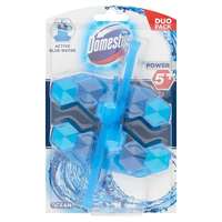 DOMESTOS Toalett öblítő domestos power5+ blue water ocean duo pack 2x53 g 68610416