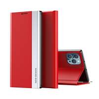 gigapack Tok álló, bőr hatású (flip, oldalra nyíló, asztali tartó funkció, mágneses) piros gp-110181