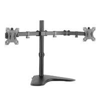 LogiLink Logilink asztali duál monitor tartó konzol, dönthető, forgatható 13-32" max 8 kg fekete (bp0045)