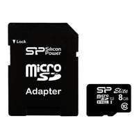 Silicon Power Silicon power 8gb microsdhc elite class 10 uhs-i + adapterre sp008gbsthbu1v10sp