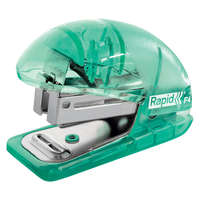 RAPID Tűzőgép, mini, 24/6, 26/6, 10 lap, rapid "colourbreeze", zöld 5001326