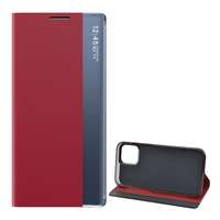gigapack Tok álló, textil hatású (aktív flip, oldalra nyíló, asztali tartó, smart view cover) piros gp-102123