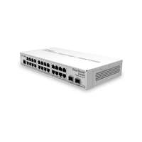 MikroTik Mikrotik cloud router switch 24x1000mbps + 2x10gbps sfp+, menedzselhető, asztali - crs326-24g-2s+in