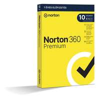 Norton Nortonlifelock norton 360 premium 75gb 1 felhasználó 10 eszköz 1 év licence norton360premium75gb