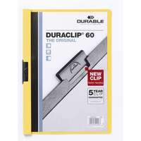 DURABLE Durable duraclip a4 60lapos sárga clip-mappa 220904