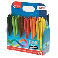 MAPED Színes ceruza készlet, ceruzatartó, háromszögletű, maped "colorpeps infinity", 72 darabos készlet 861605