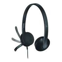 Logitech Logitech fejhallgató - h340 headset (usb, mikrofon, fekete) 981-000475