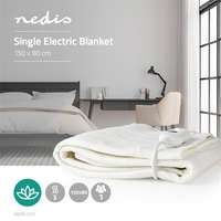NEDIS Nedis pebl110cwt1 elektromos fűthető takaró, 150 cm x 80 cm, 100 poliészter, mosható,3 hőmérséklet fokozat