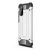 gigapack Defender műanyag telefonvédő (ütésállóság, légpárnás sarok, szilikon belső, fémhatás) ezüst gp-93318