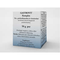 - Gastrovit komplex pre-, probiotikumot és vitaminokat tartalmazó étrend-kiegészítŐ 50g