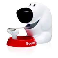 3M SCOTCH Scotch magic vidám kutya alakú ragasztószalag adagoló + 1tekercs scotch magic 19mmx7,5m ragasztószalag 7100042621