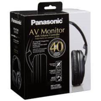 Panasonic Panasonic rp-ht265e vezetékes fejhallgató, hangerüőszabályozóval, fekete. rp-ht265e-k