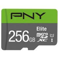 PNY Pny 256gb microsdxc elite class 10 uhs-i v10 a1 + adapterrel p-sdu256v11100el-ge