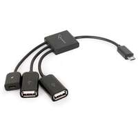 Gembird Gembird otg 3 portos usb2.0 hub (uhb-otg-02)