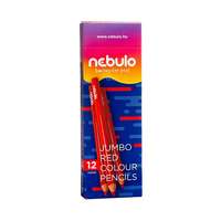 NEBULO Színes ceruza nebulo jumbo háromszögletű piros jpc-tr-1