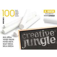 SAKOTA Táblakréta creative jungle fehér kerek 100 db/doboz cjb2268