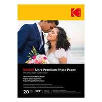 KODAK Fotópapír kodak ultra premium 13x18 cm fényes 280g 20 ív/csomag ko-9891175